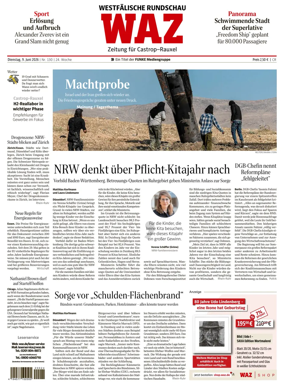 Cover of Westdeutsche Allgemeine Zeitung (Castrop-Rauxel)