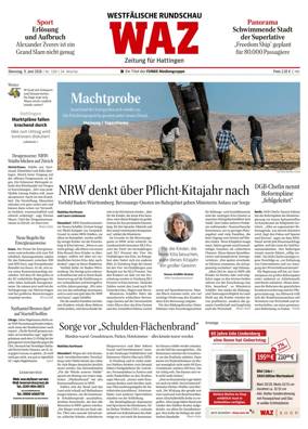 Cover of Westdeutsche Allgemeine Zeitung (Hattingen)