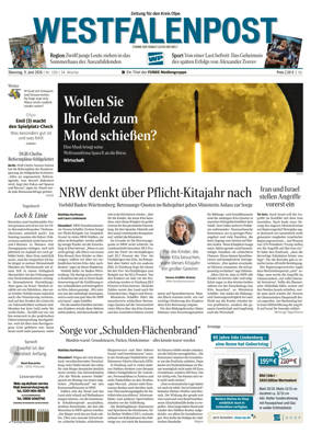 Cover of Westfalenpost (Olpe)