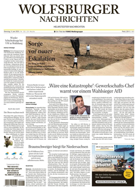 Cover of Wolfsburger Nachrichten (Helmstedt)