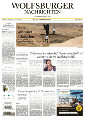 Cover of Wolfsburger Nachrichten (Wolfsburg-Gifhorn)