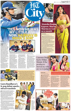 Cover of Hindustan Times (Chandigarh) - City
