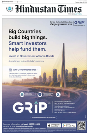Cover of Hindustan Times (Chandigarh)
