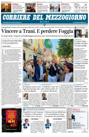 Cover of Corriere del Mezzogiorno (Puglia)