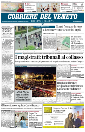 Cover of Corriere del Veneto (Treviso e Belluno)