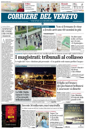 Cover of Corriere del Veneto (Vicenza e Bassano)