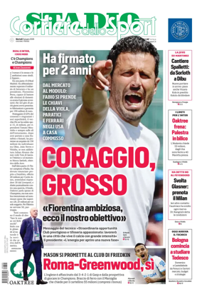 Cover of Corriere dello Sport Stadio (Firenze)