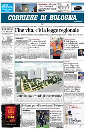 Cover of Corriere di Bologna