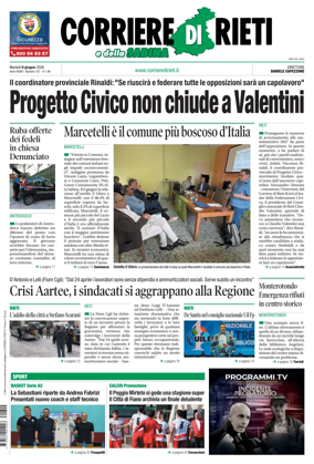 Cover of Corriere di Rieti