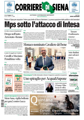 Cover of Corriere di Siena