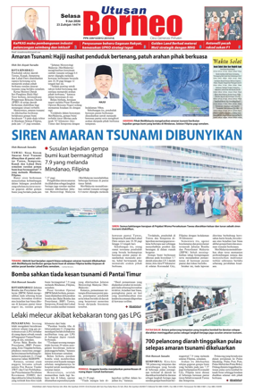 Cover of Utusan Borneo (Sabah)