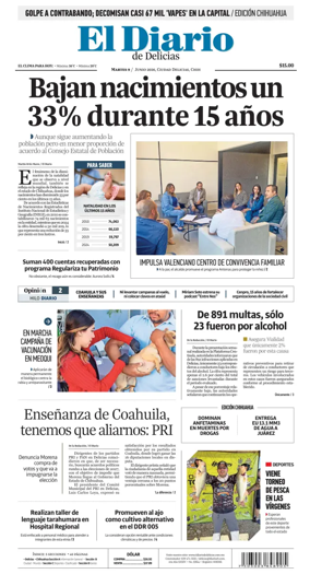 Cover of El Diario de Delicias