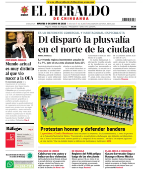 Cover of El Heraldo de Chihuahua