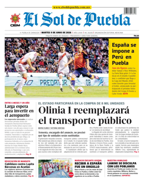 Cover of El Sol de Puebla