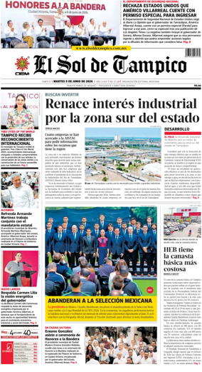 Cover of El Sol de Tampico
