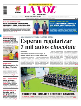 Cover of La Voz de la Frontera