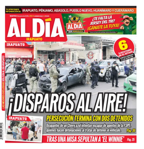 Cover of Periodico Al Dia (Irapuato)