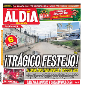 Cover of Periodico Al Dia (Salamanca)