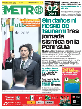 Cover of Publimetro Merida