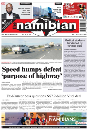 Cover of The Namibian