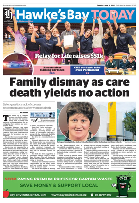 Cover of Hawke's Bay Today