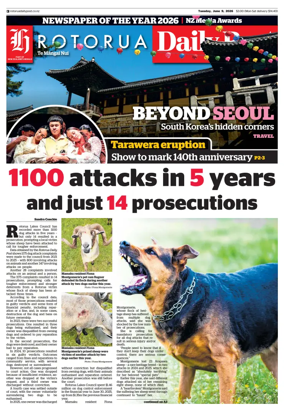 Cover of Rotorua Daily Post