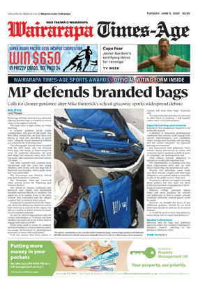 Cover of Wairarapa Times-Age (NZ)