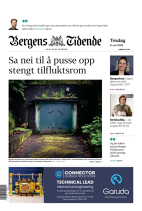 Cover of Bergens Tidende