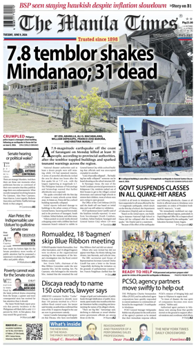 Cover of The Manila Times