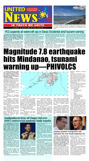 Cover of United News - English Edition