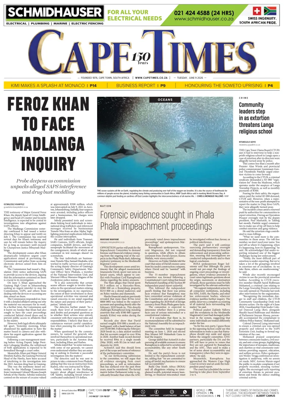 Cover of Cape Times
