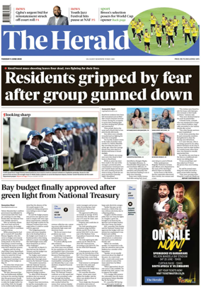 Cover of The Herald (South Africa)