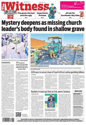 Cover of The Witness (South Africa)