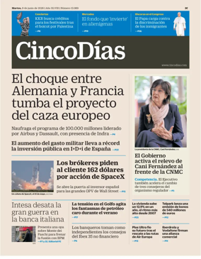 Cover of Cinco Dias