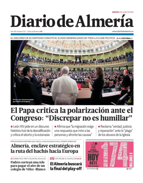 Cover of Diario de Almeria