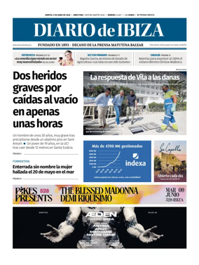 Cover of Diario de Ibiza