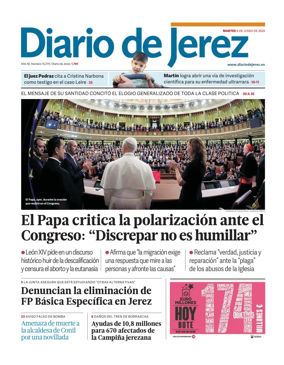 Cover of Diario de Jerez
