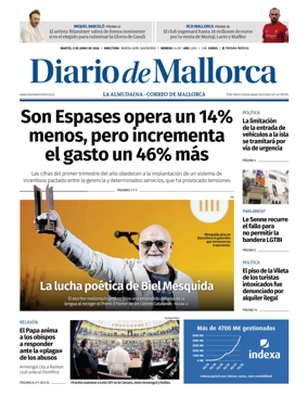 Cover of Diario de Mallorca