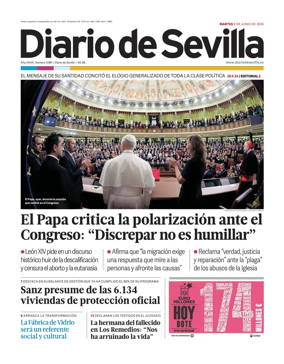 Cover of Diario de Sevilla