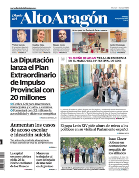 Cover of Diario del Alto Aragon