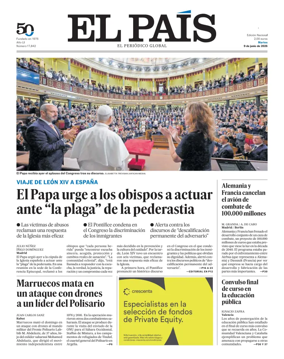 Cover of EL PAIS Euskadi