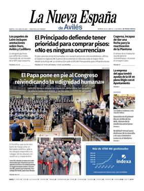 Cover of La Nueva Espana (Aviles)