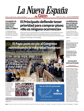 Cover of La Nueva Espana (Gijon)