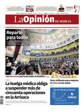 Cover of La Opinion de Murcia