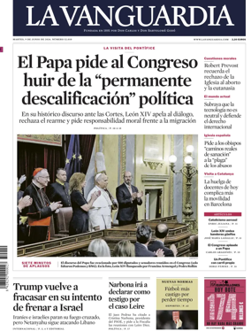 Cover of La Vanguardia (1st Edition)