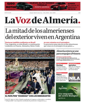 Cover of La Voz de Almeria