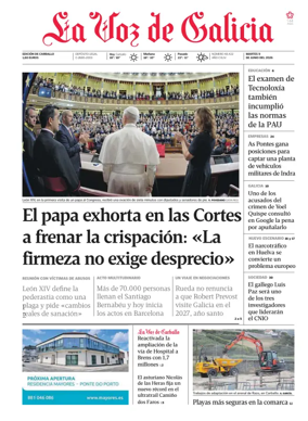 Cover of La Voz de Galicia (Carballo)