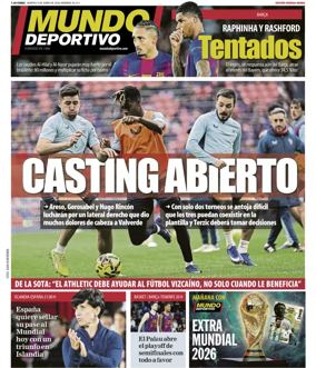 Cover of Mundo Deportivo (Bizkaia-Araba)