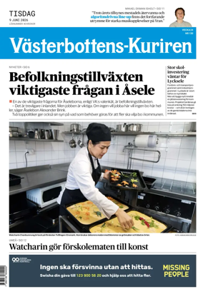 Cover of Vasterbottens-Kuriren