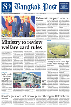 Cover of Bangkok Post